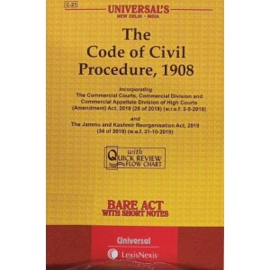 Universal's The Code of Civil Procedure 1908 [CPC] Bare Act 2023 | LexisNexis